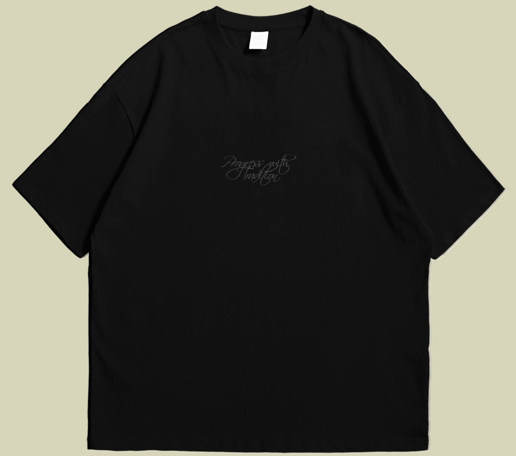 Progress with Tradition Tee Black